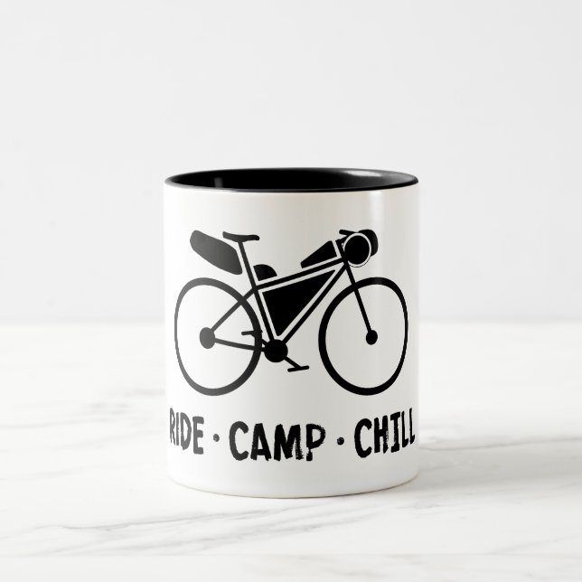 Tasse 2 Couleurs Ride Camp Chill Bikepacking (Centre)