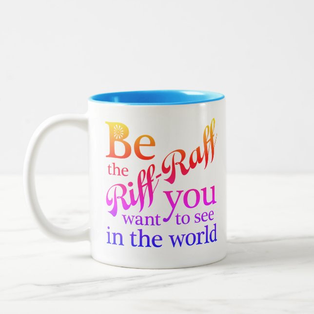 Tasse 2 Couleurs Riff-Raff coloré (Gauche)