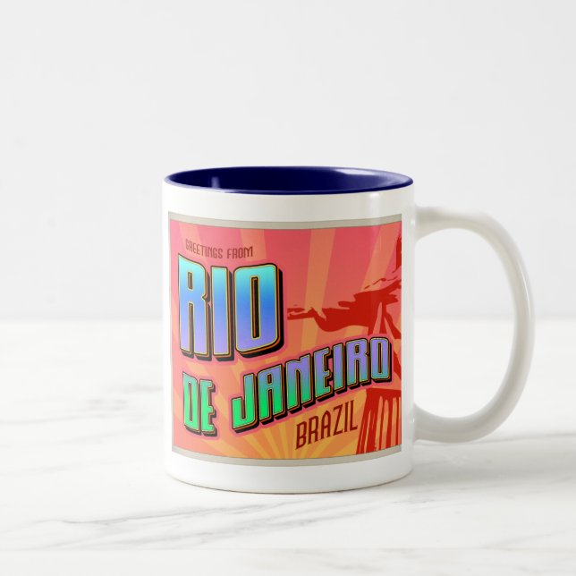Tasse 2 Couleurs Rio de Janeiro (Droit)