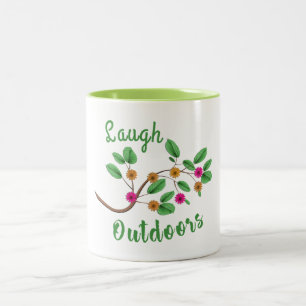 Tasse 2 Couleurs Rire à l'extérieur
