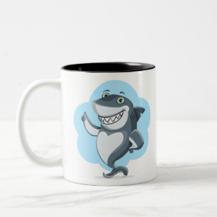 Tasse 2 Couleurs Rire de requin