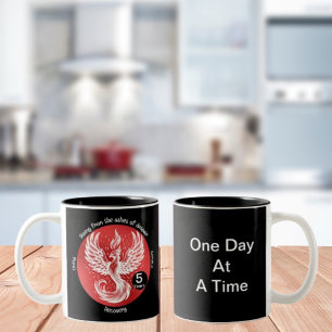 Tasse 2 Couleurs Rising Phoenix - Jalon dans le cadeau de récupérat