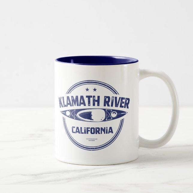 Tasse 2 Couleurs Rivière Klamath, Californie (Droit)