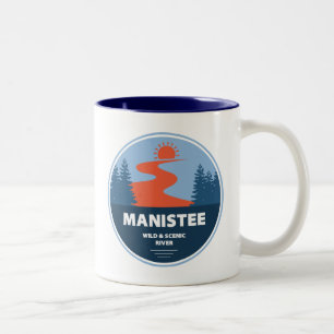 Tasse 2 Couleurs Rivière Sauvage Et Pittoresque Manistee