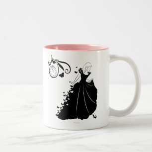 Tasse 2 Couleurs Robe à papillon Cendrillon Silhouette