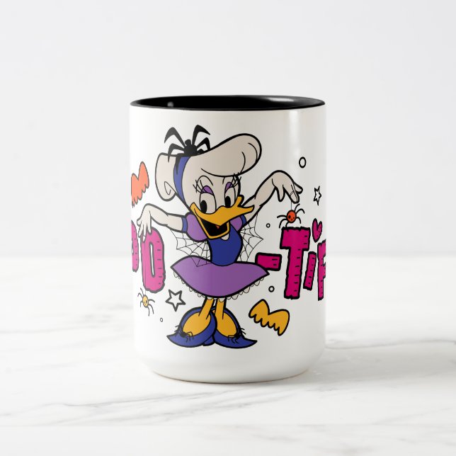 Tasse 2 Couleurs Robe Boo-tiful Daisy Canard Halloween (Centre)