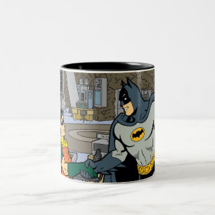 Tasse 2 Couleurs Robin And Batman Handshake