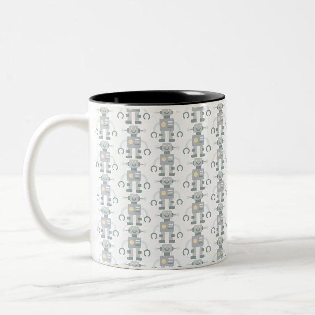 Tasse 2 Couleurs robot (Gauche)