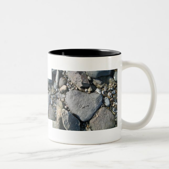 Tasse 2 Couleurs roche de coeur (Droit)