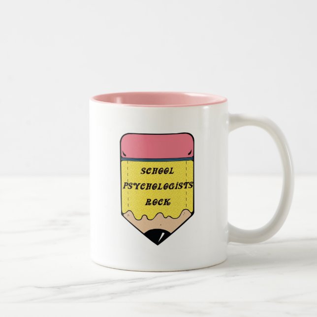 TASSE 2 COULEURS ROCHE DE PSYCHOLOGUE D'ÉCOLE (Droit)