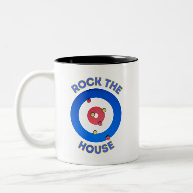 Tasse 2 Couleurs Rock the House Curling (Gauche)