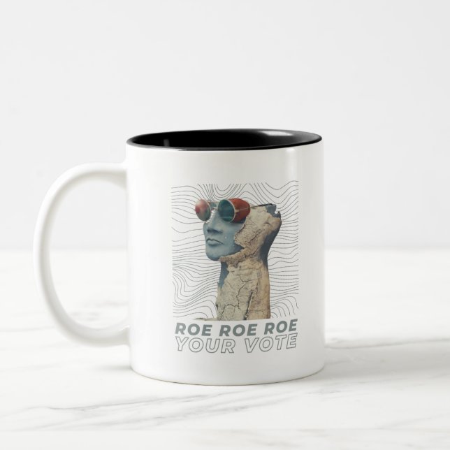 Tasse 2 Couleurs Roe Roe Roe Votre Vote (Gauche)