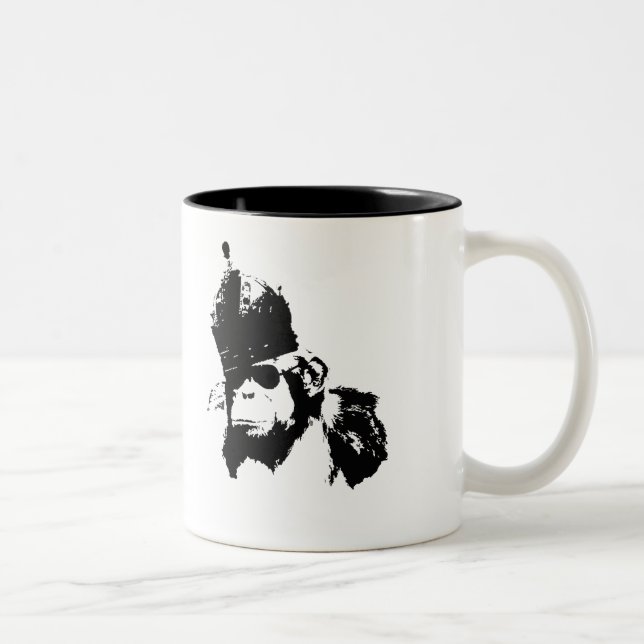 Tasse 2 Couleurs Roi de singe de graffiti (Droit)