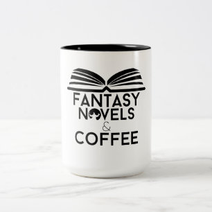 Tasse 2 Couleurs Romans Fantastiques et Café