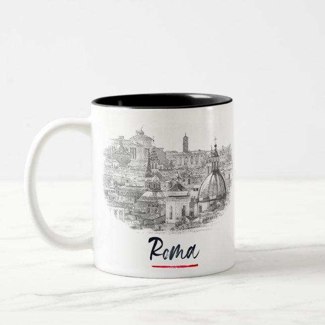 Tasse 2 Couleurs Rome - Italy - City Centre (Gauche)