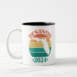 Tasse 2 Couleurs Ron DeSantis Élection Présidentielle 2024 Républic