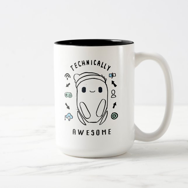 Tasse 2 Couleurs Ron s'est trompé | Techniquement génial (Droit)
