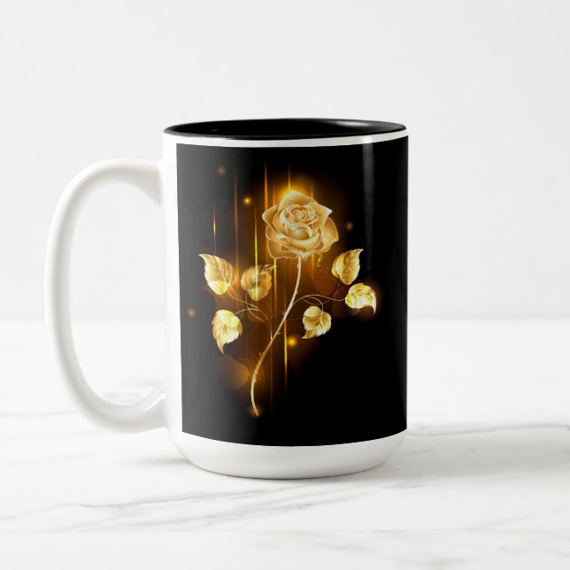 Tasse 2 Couleurs Rose d'or ( rose d'or ) (Gauche)