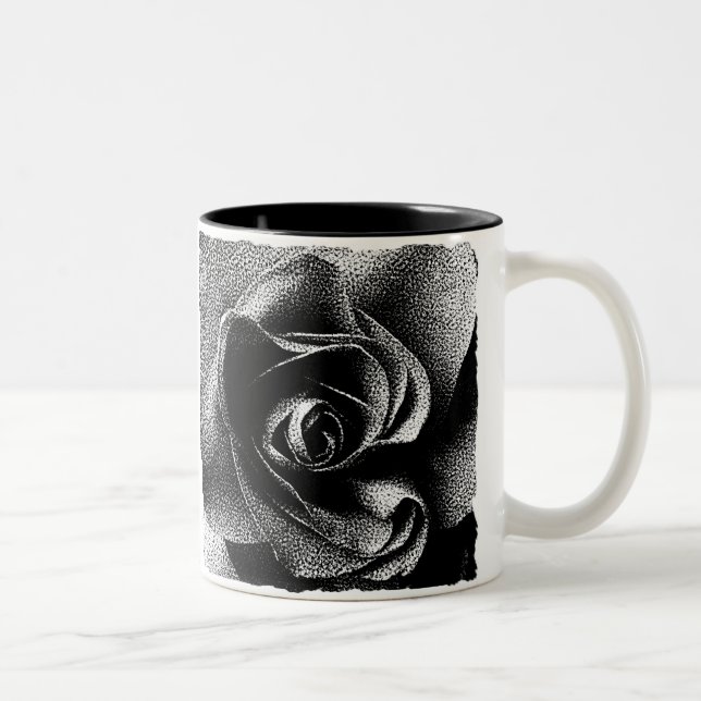 TASSE 2 COULEURS ROSE NOIR (Droit)