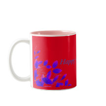 rose violet élégant motif floral
