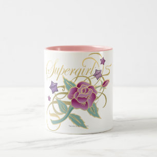 Tasse 2 Couleurs Roses de fantaisie de Supergirl