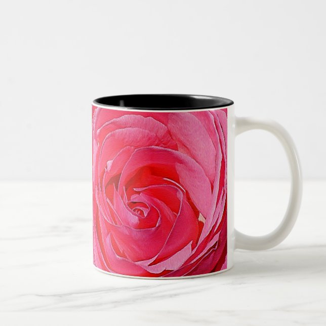 Tasse 2 Couleurs Roses Escalades roses (Droit)