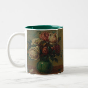 Tasse 2 Couleurs Roses florissants dans un vase de Pierre Renoir Cl