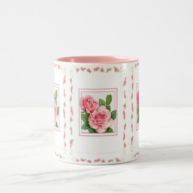 Tasse 2 Couleurs Roses Tasse-Roses (Centre)