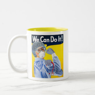 Tasse 2 Couleurs Rosie, la bouge professionnelle Médicale