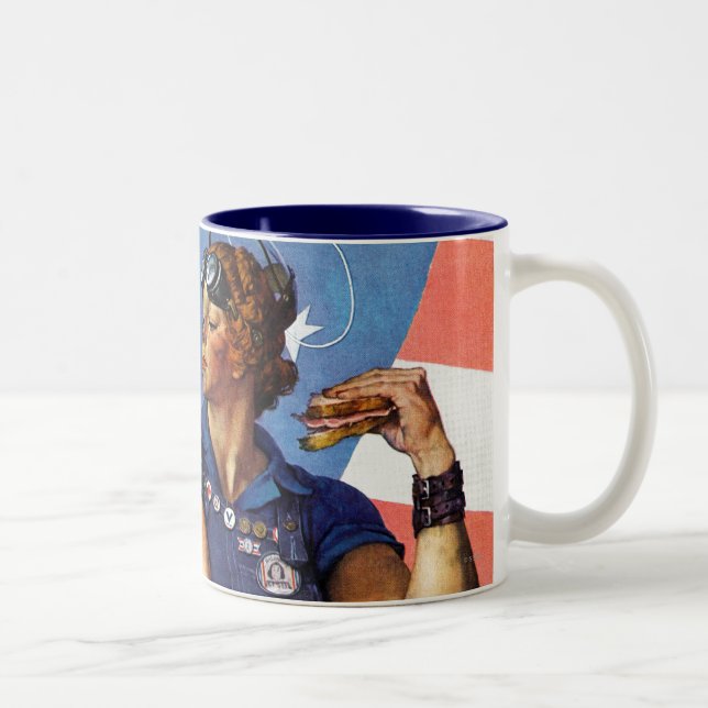 Tasse 2 Couleurs Rosie la riveteuse (Droit)