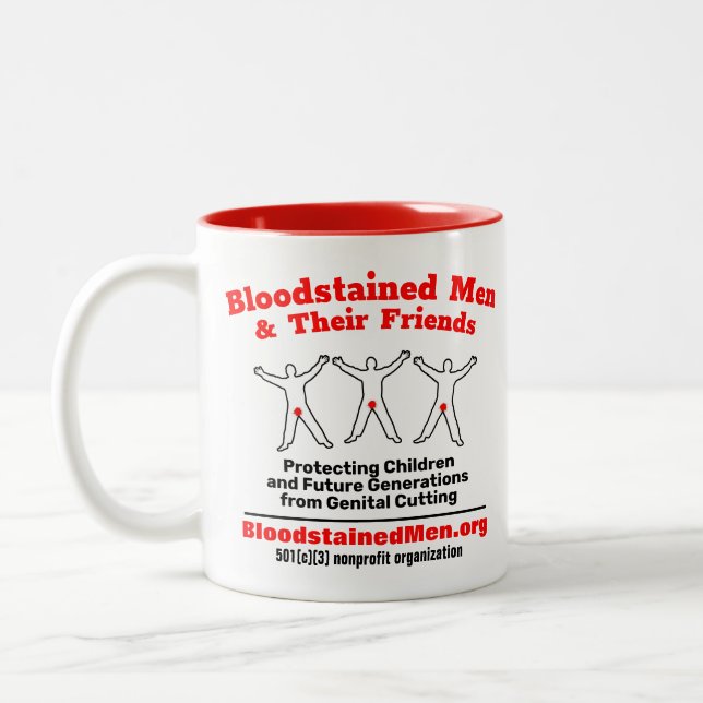 Tasse 2 Couleurs Rouge BSM (Gauche)