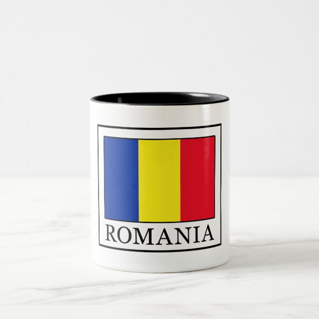 Tasse 2 Couleurs Roumanie (Centre)