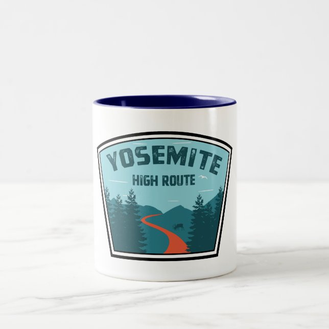 Tasse 2 Couleurs Route élevée de Yosemite (Centre)