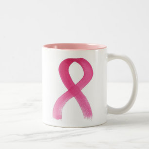 Tasse 2 Couleurs Ruban rose