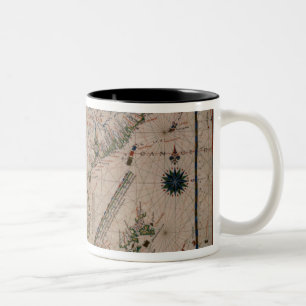 Tasse 2 Couleurs S.M. 41 l'Extrême Orient, d'un atlas portolan