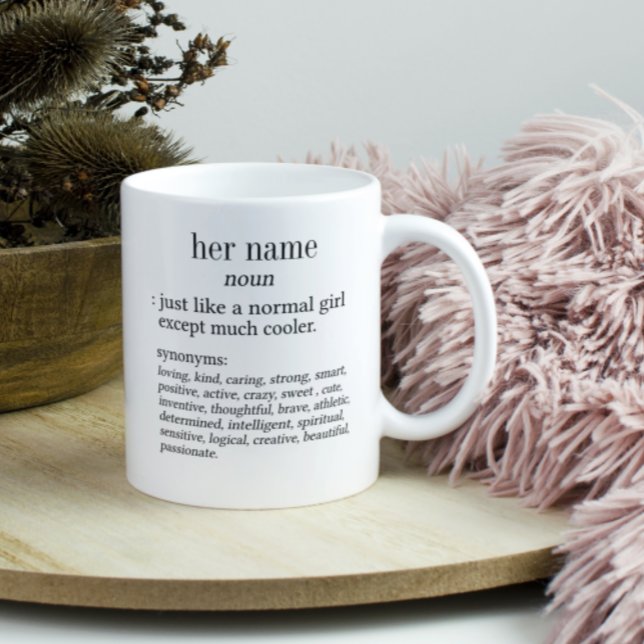 Tasse 2 Couleurs Sa définition de nom (Créateur téléchargé)