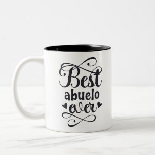 Tasse 2 Couleurs sabiduria amigable abuelo consente felicidad