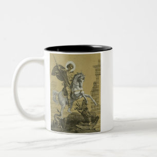 Tasse 2 Couleurs Saint Georges et le Dragon Grand Martyr