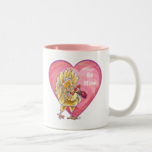 Tasse 2 Couleurs Saint-Valentin au poulet