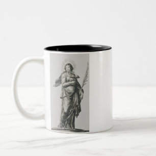 Tasse 2 Couleurs Sainte Agathe de Sicile Grâce Volcanique Art
