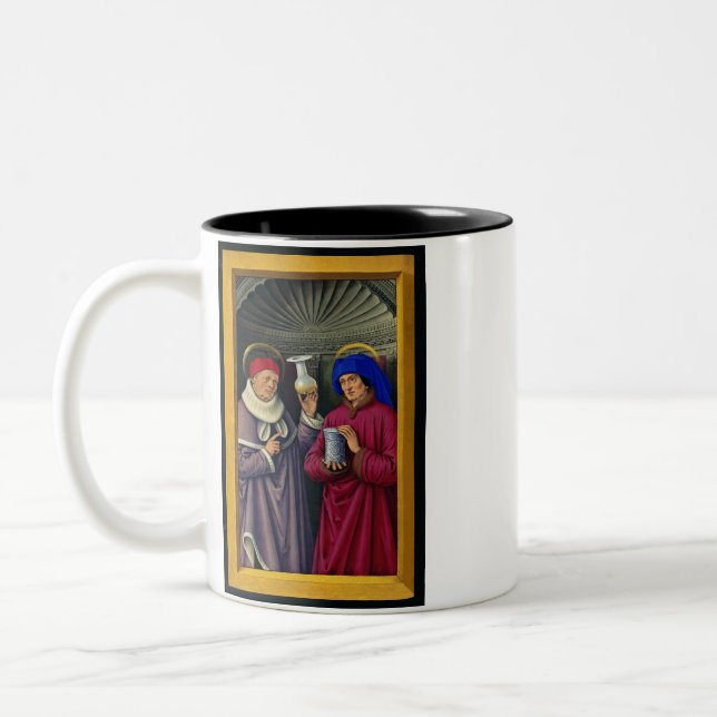 Tasse 2 Couleurs Saints Cosmas et Damian par Jean Bourdichon (Gauche)