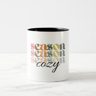 Tasse 2 Couleurs saison douillette mignonne