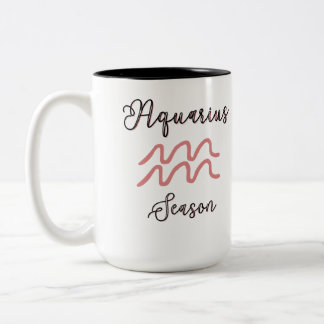 Tasse 2 Couleurs Saison du Verseau - rose
