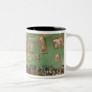 Tasse 2 Couleurs Salle des ventes de Christie, aquatinted par J.