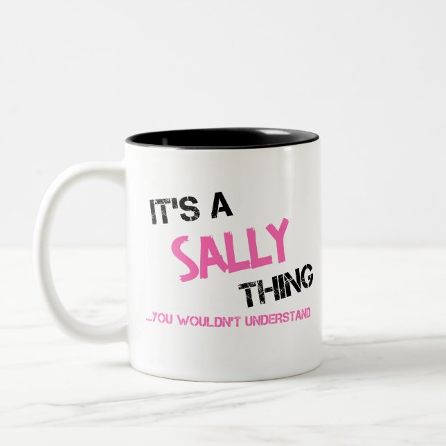 Tasse 2 Couleurs Sally, tu ne comprendrais pas T-shirt (Gauche)