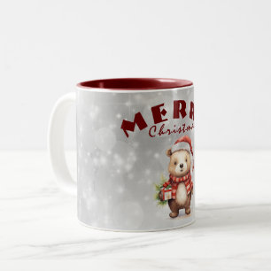 Tasse 2 Couleurs Salutation de Noël