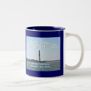 Tasse 2 Couleurs Salutations de LBI New Jersey "Old Barney Mug"