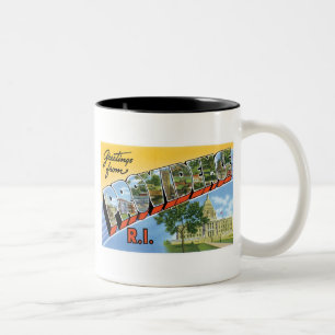 Tasse 2 Couleurs Salutations de Providence, RI