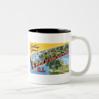 Tasse 2 Couleurs Salutations de Providence, RI