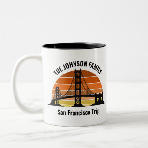 Tasse 2 Couleurs San Francisco Bridge Sunset Trier Souvenir
